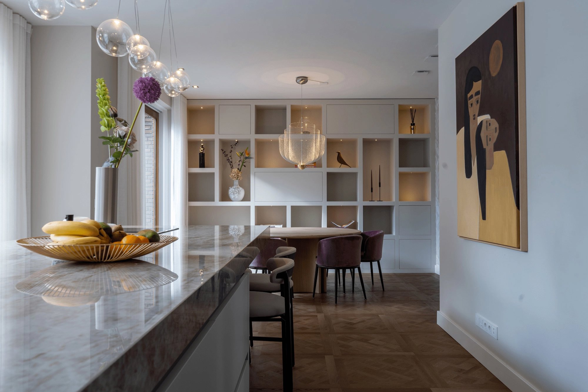 Ronde eettafel Quattro Eiken 2