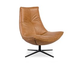 Materiaal: vintage leder - cognac