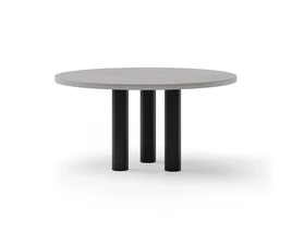 Ronde eettafel beton met onderstel Ozu | Table du Sud