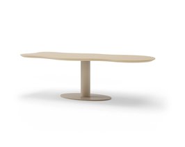 Unicolor_Abu_Ovale O-Poot_BeigeLuxor-CloudySand