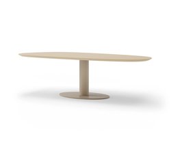 Unicolor_Leaf_Ovale O-Poot_BeigeLuxor-CloudySand