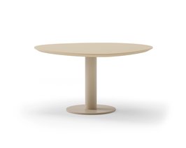 Unicolor_Olmo_Ronde O-Poot_BeigeLuxor-CloudySand