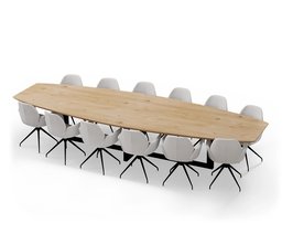 Vergadertafel_HalfOvaal_Louise_Stoelen