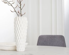 Ronde eettafel keramisch met onderstel Arlette | Table du Sud