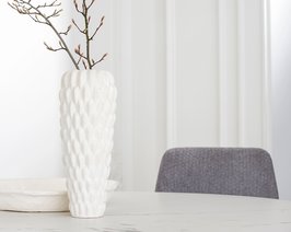 Ronde eettafel keramisch met onderstel Arlette | Table du Sud