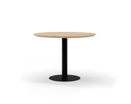 Bartafel_Rond_Eikenhout_Ronde O-Poot