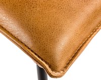 Materiaal: vintage leder - cognac