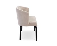 Materiaal: lezzeno - 016 soft grey met veder onderstel