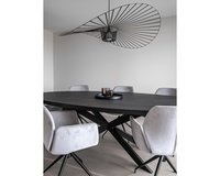 Ovale eikenhouten eettafel Gap. Mood #95 stoelen in juke - pearl.