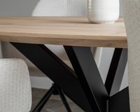 Deens ovale eikenhouten eettafel XX 10x4 in ultra matte lak met de Mood #95 eetkamerstoelen in otello - beige.