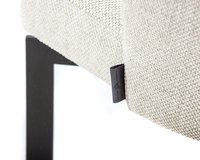 Materiaal: fignano - 001 natural met veder onderstel