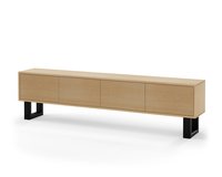 Tv-meubel_Eikenhouten_Grasse_U-Poot_Groeven