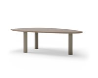 Kiezelvormige fenix unicolor eettafel Ozu | Table du Sud