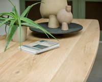 Ovale eettafel eikenhout met onderstel Marly | Table du Sud