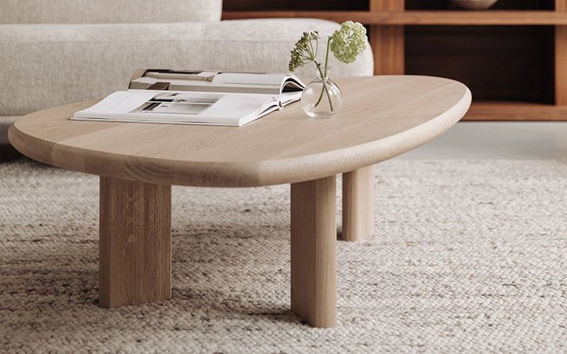 Eiken salontafel