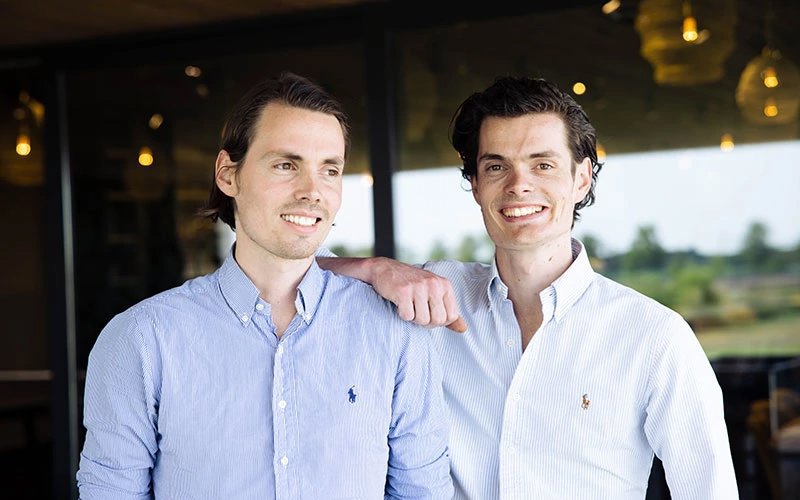 Teun en Evert de oprichters van Table du Sud