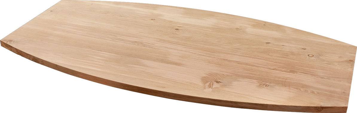 Ovale Tafel-Half-rond