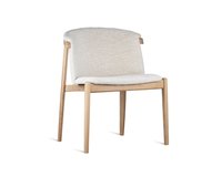 Eetkamerstoel Melzo met eikenhouten frame