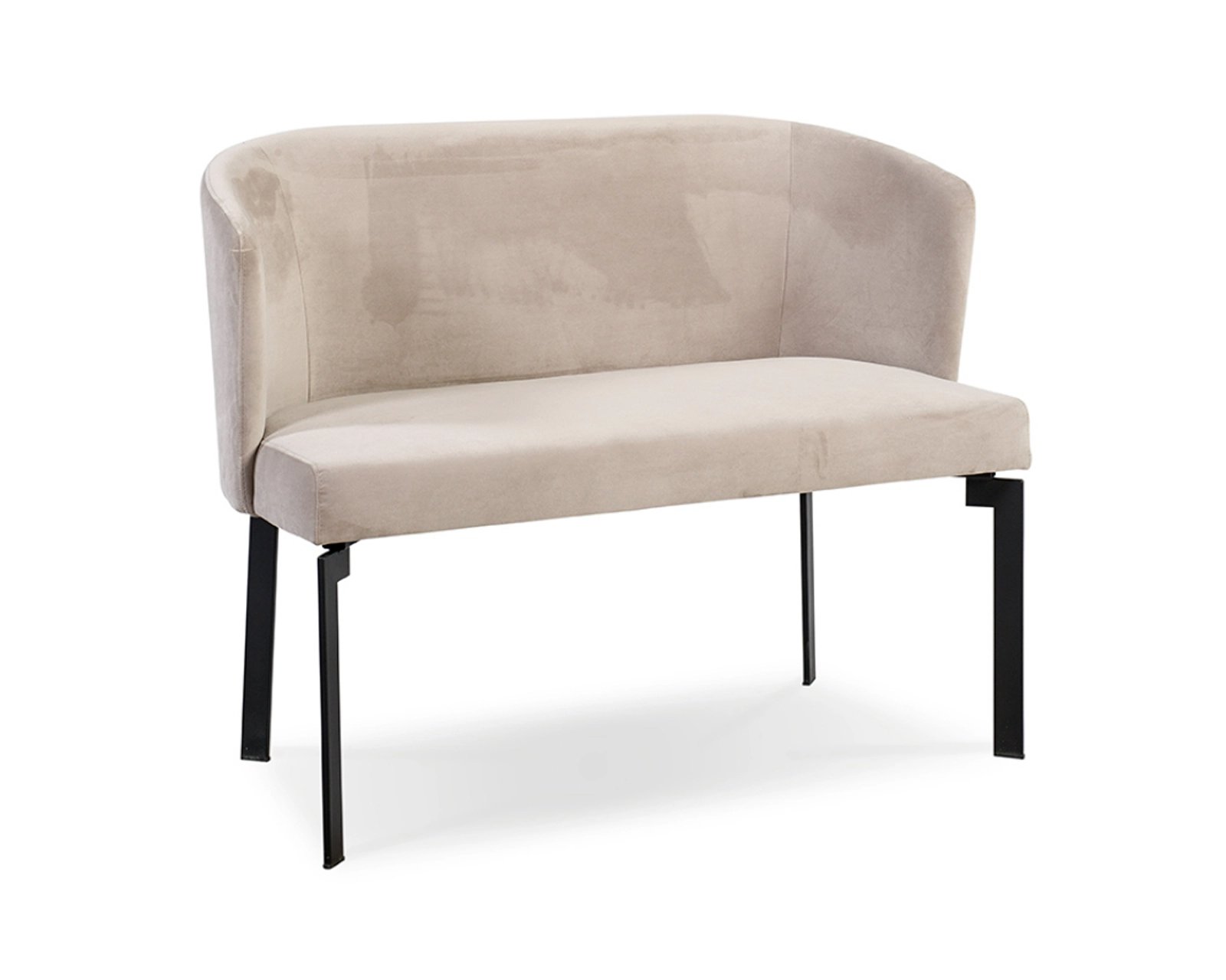 Materiaal: lezzeno - 016 soft grey met veder onderstel