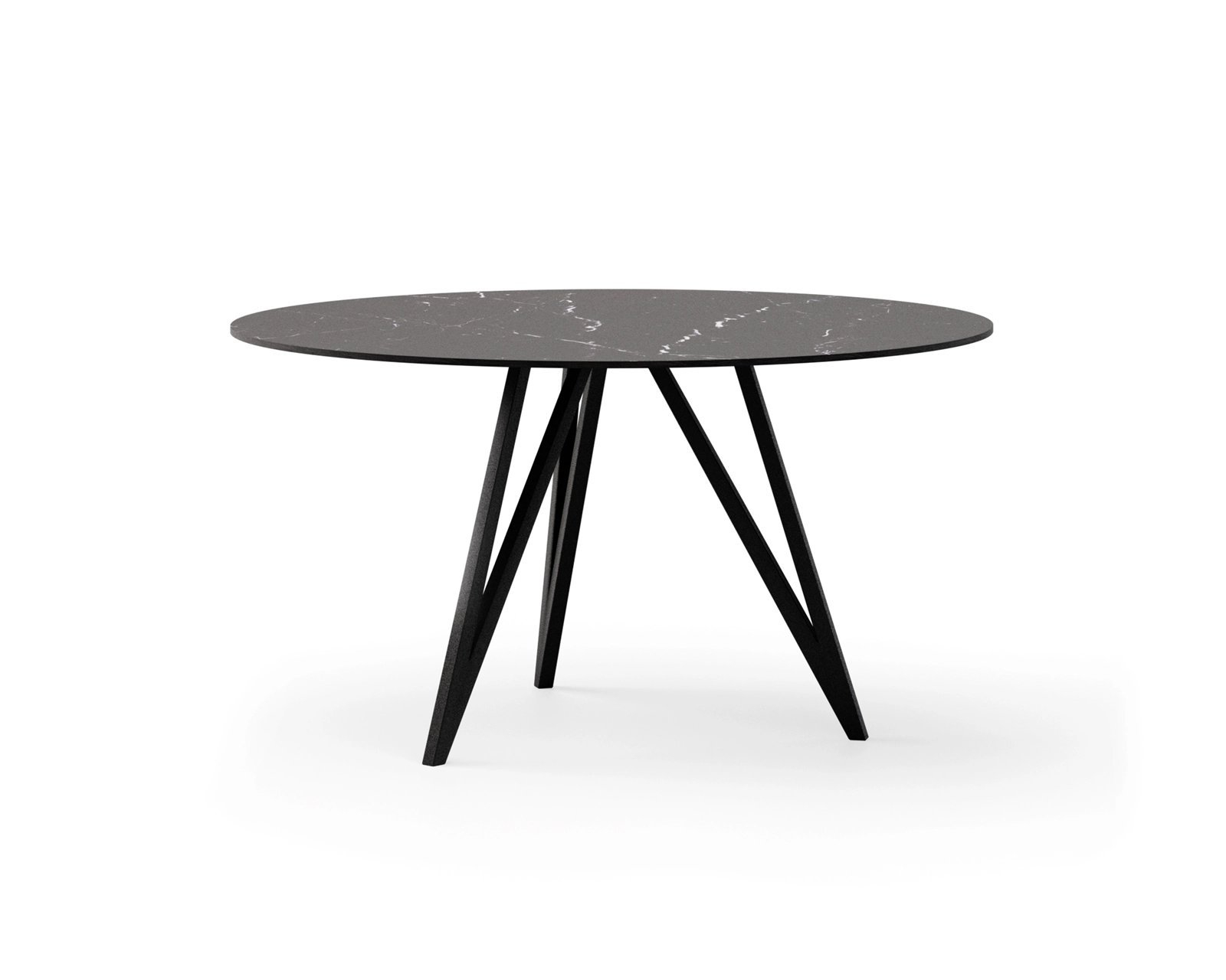 Keramische ronde eettafel met onderstel Chaneau | Table du Sud