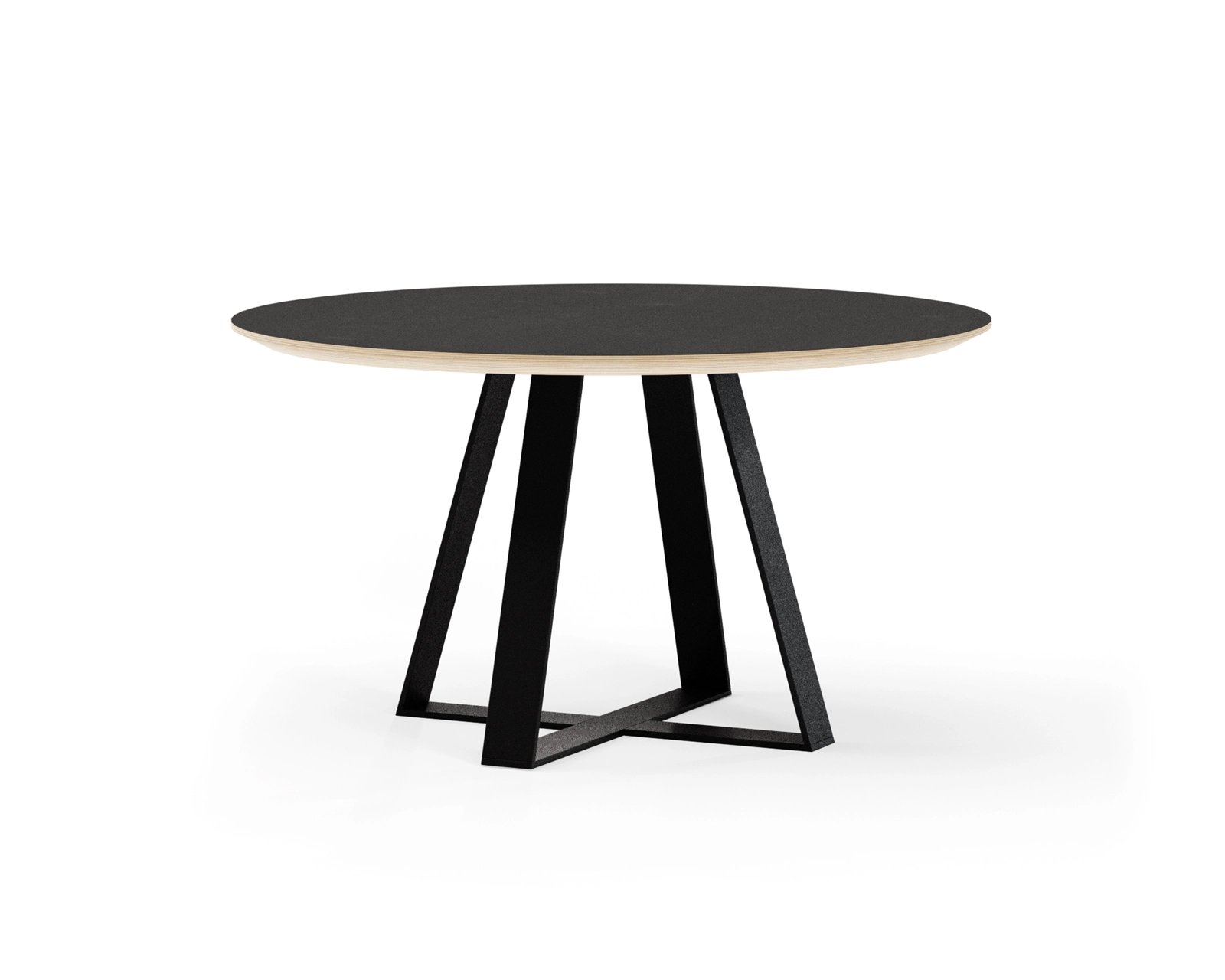 Ronde eettafel Fenix berken met onderstel Pizou 16 graden | Table du Sud
