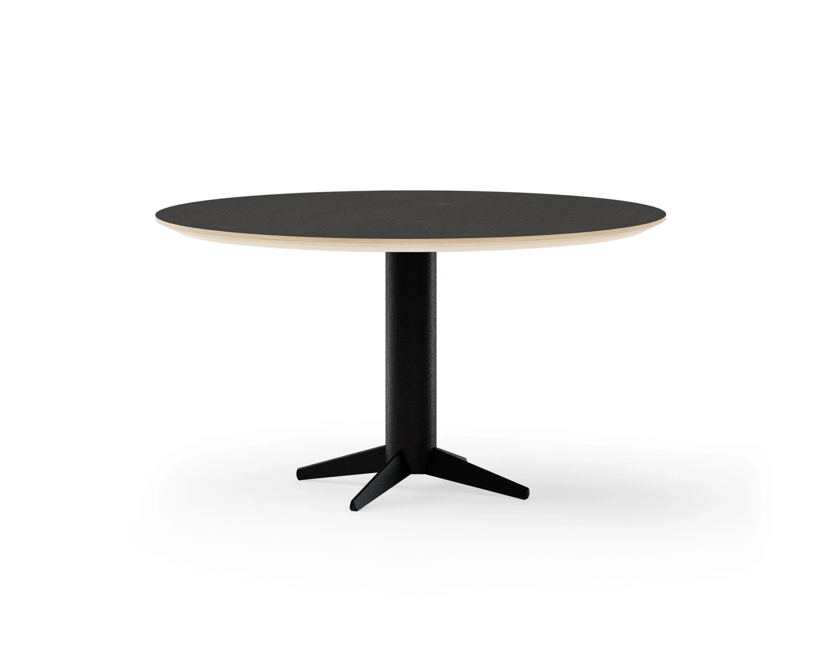 Ronde eettafel Fenix Berken met onderstel Einaudi | Table du Sud