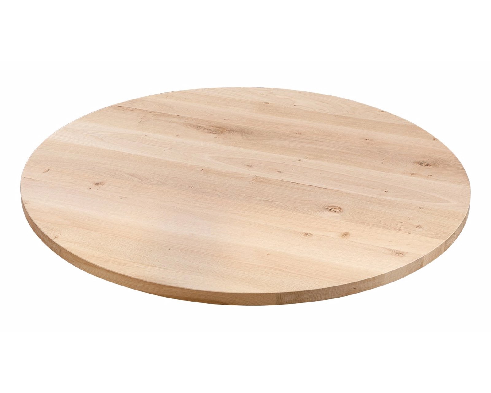 Round oak bar table Le Pizou