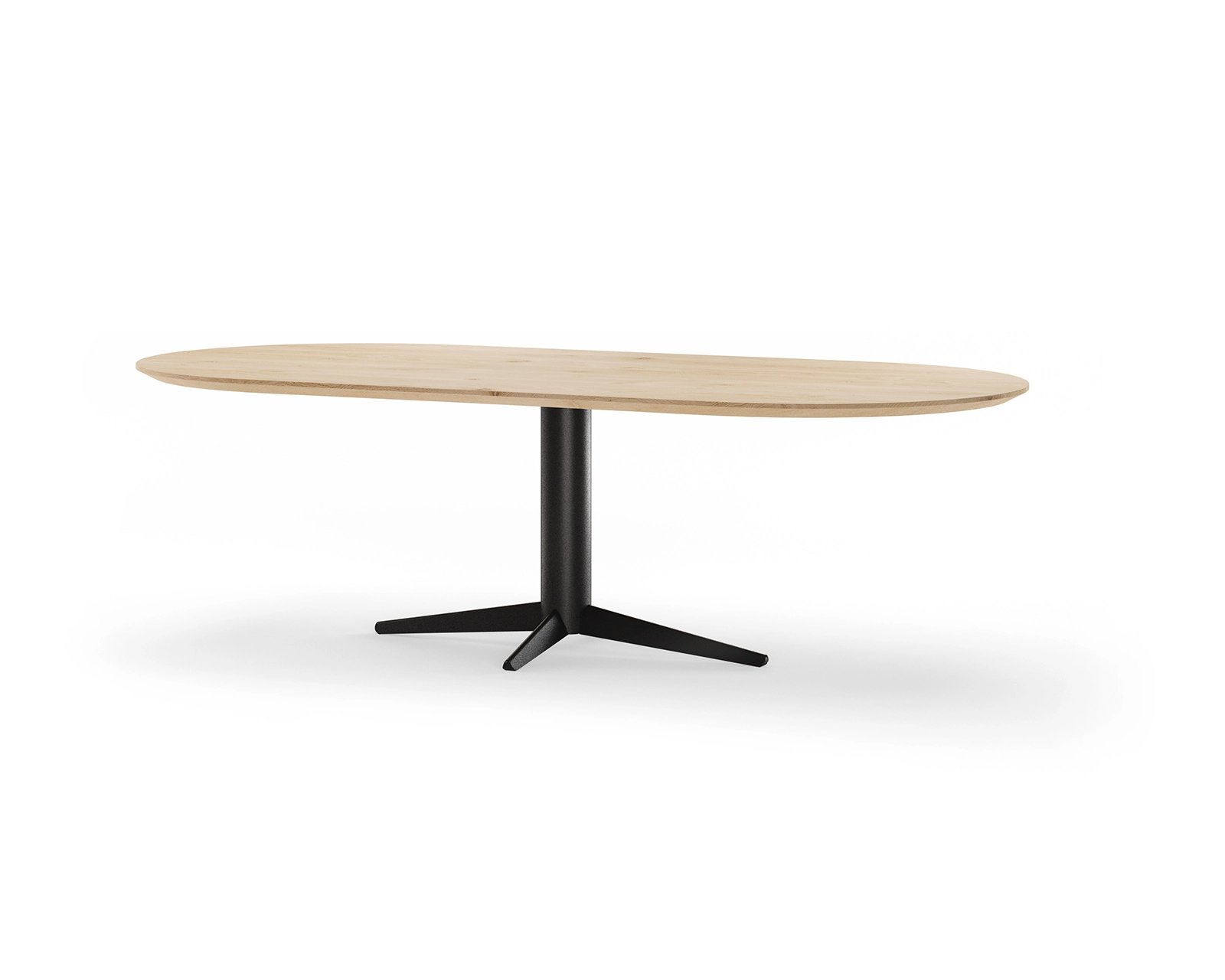 Semicircle oak dining table Ludovic