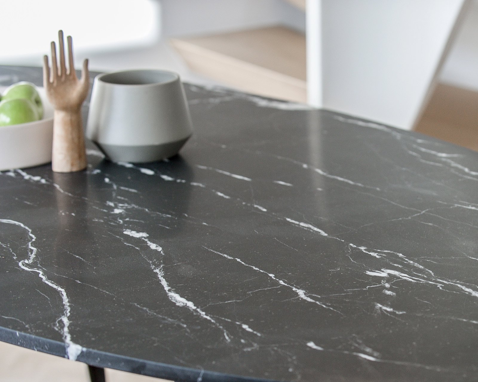 Oval Marble Dining Table Gap