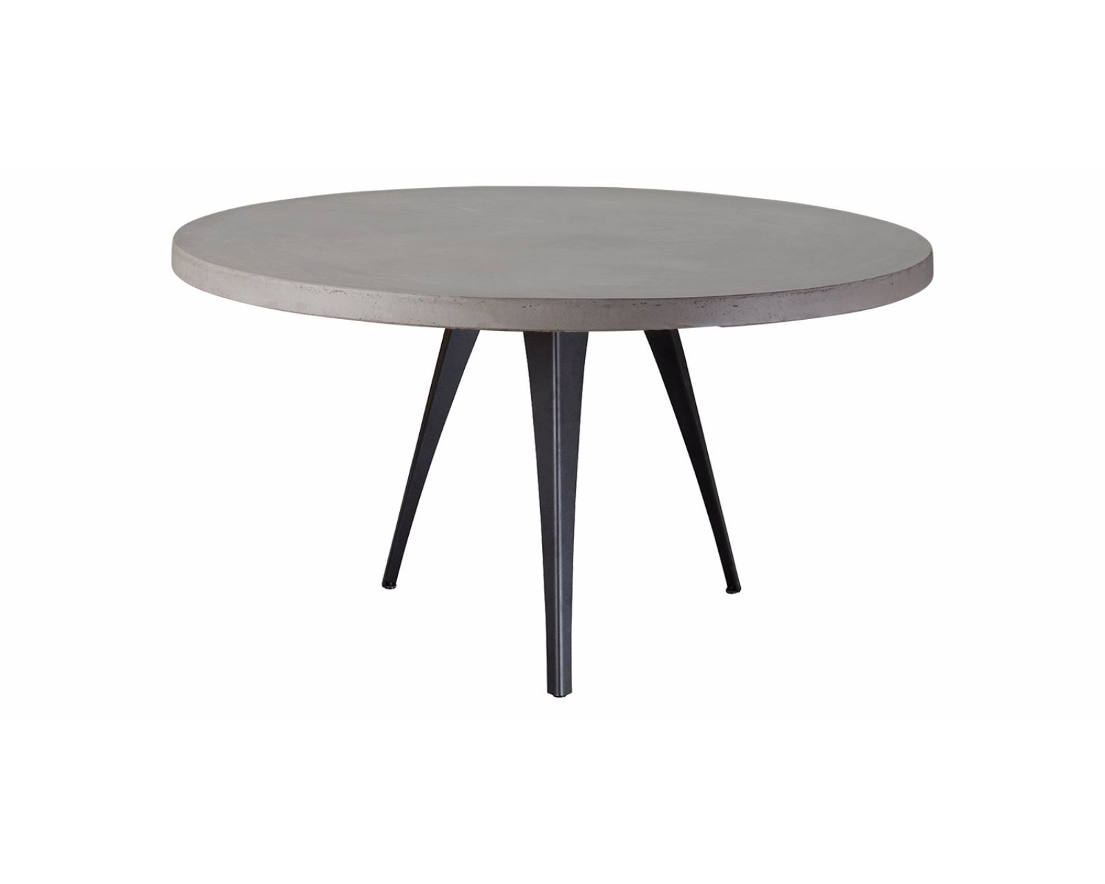 Round concrete dining table Vazy