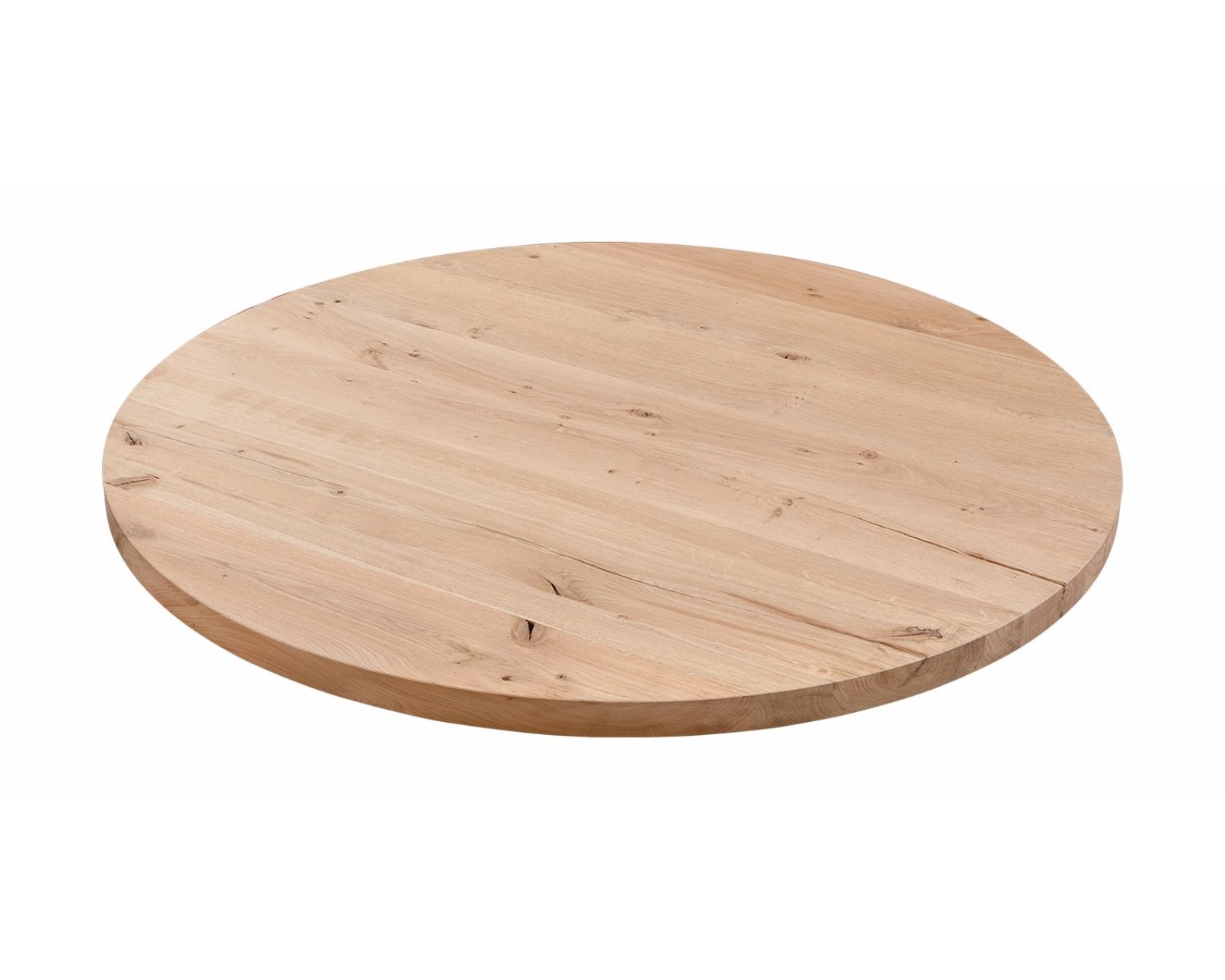 Round oak dining table Adele oak