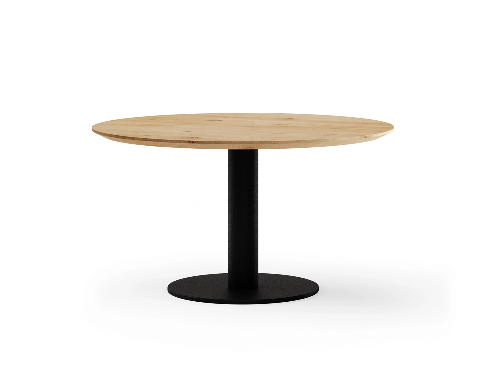 Ronde Eettafel eikenhout met onderstel O-Poot | Table du Sud