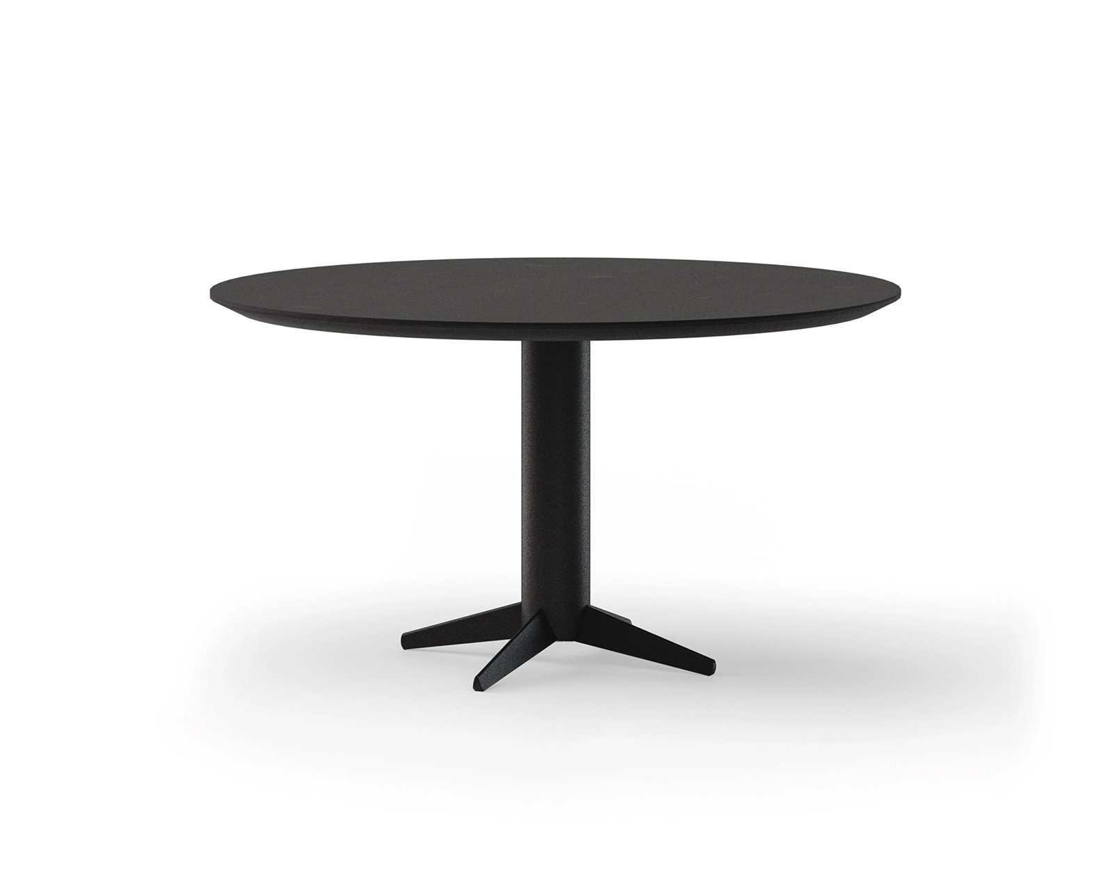 Ronde eettafel Fenix Unicolor met onderstel Einaudi | Table du Sud