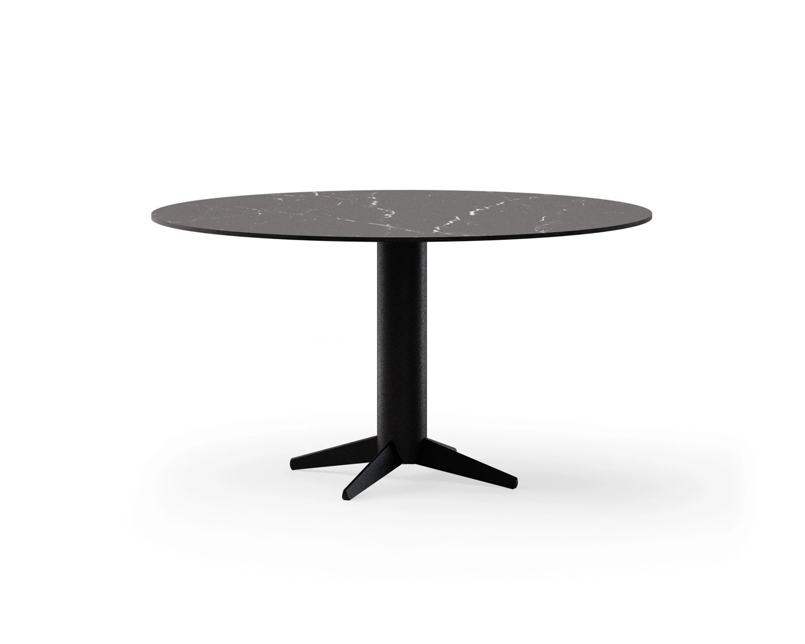 Ronde eettafel keramisch met onderstel Einaudi | Table du Sud