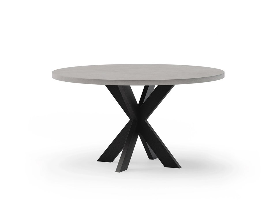 Ronde eettafel beton met onderstel Arlette | Table du Sud