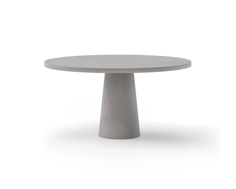 Ronde eettafel betonnen met onderstel Crete | Table du Sud