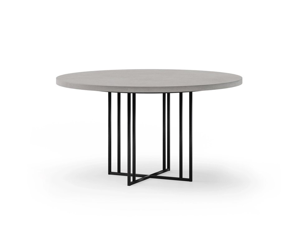 Ronde eettafel beton met onderstel Nina | Table du Sud