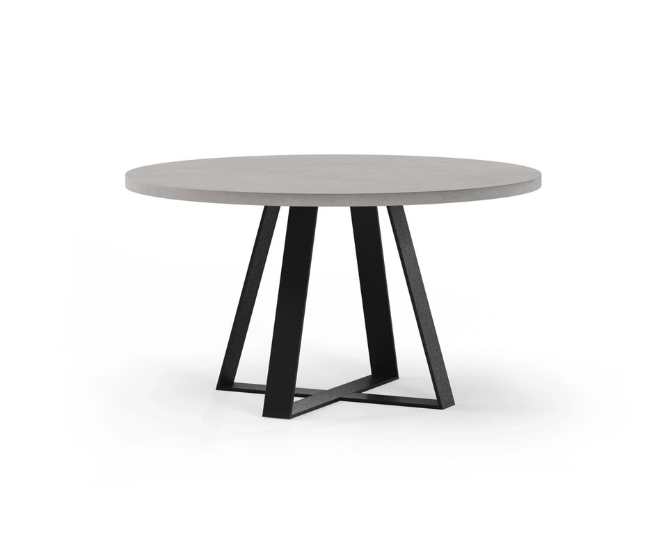 Ronde eettafel beton met onderstel Pizou 16 graden | Table du Sud