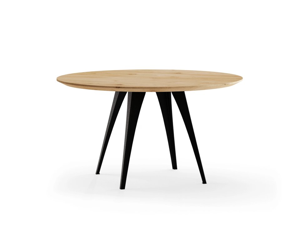 Ronde eettafel eikenhout met onderstelXavier | Table du Sud