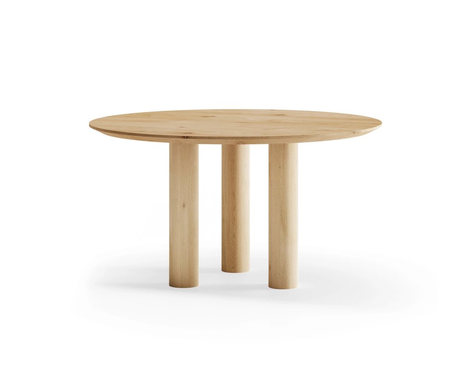 Ronde eettafel eikenhout met onderstel Pippa | Table du Sud