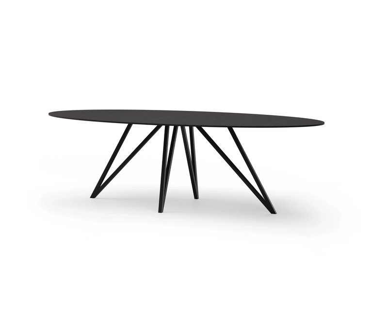 Oval Fenix dining table Posa