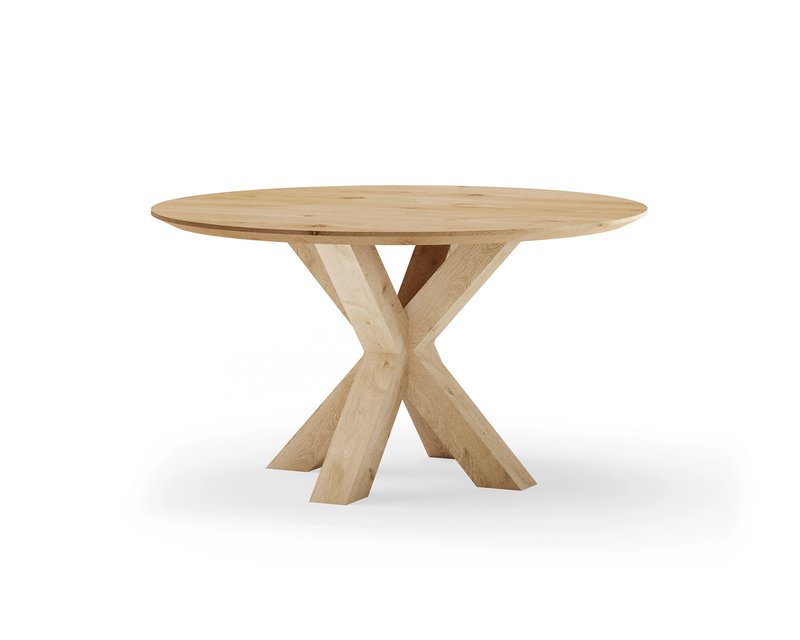 Eikenhout_Rond_XX-Poot_11x11-Oak