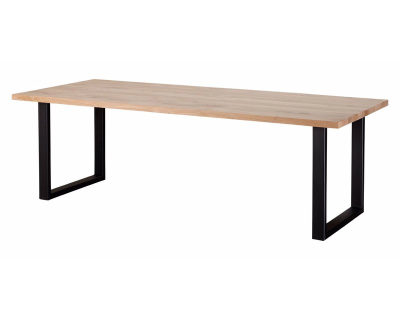 Scandinavian Oak dining table U-frame 8x4
