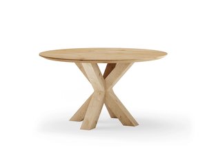 Eikenhout_Rond_XX-Poot_11x11-Oak