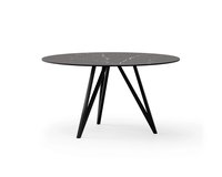 Keramische ronde eettafel met onderstel Chaneau | Table du Sud