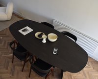 Deens ovale eikenhouten eettafel Dida