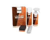 Sanded leather maintenance package