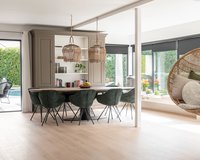 Ovale eettafel eikenhout met onderstel O-poot | Table du Sud