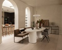 Ovale-betonnen-tafel-obbo-nesu-eetkamerbank-mood-stoelen