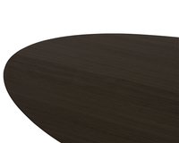 Oval oak dining table basic Gap
